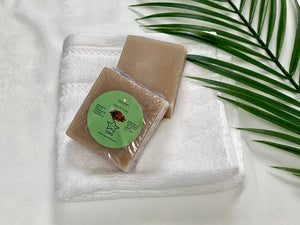 Akpi/Djansang Soap, with natural Akpi seed oil.