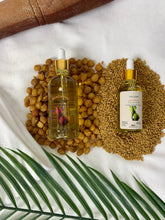 Load image into Gallery viewer, Akpi Oil for Butt Enlargement 100ml+Fenugreek Oil for breast Firming 50ml Bundle
